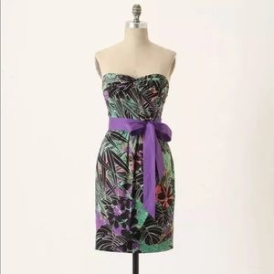 Edme and Esyllte Anthropologie Strapless Dress 💞